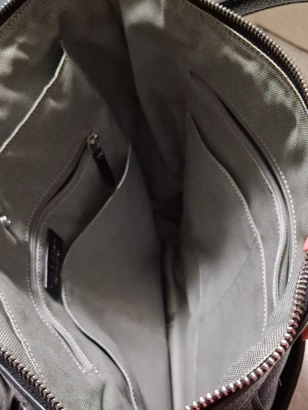 Cole Haan Black Leather Backpack Tote